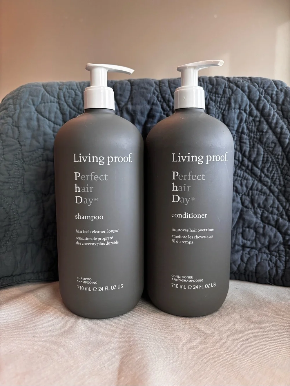 Living Proof Perfect Hair Day Shampoo Conditioner Set 24 oz Jumbo Pumps